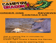 Tablet Screenshot of campfiredragon.com